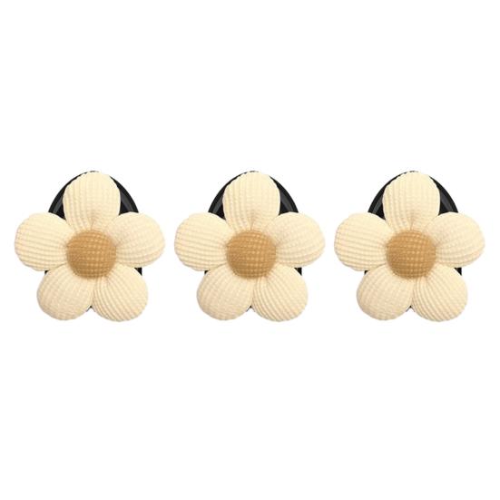 

2/3Pcs Sweet Flower Shape Car Mini Hooks Dashboard Backseat Car Hanger Organizer Purse Earphone Charging Cable Adhesive Hooks 3pcs бежевий