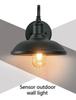 Vintage Induction Wall Lamp Corridor Aisle Balcony Waterproof Outdoor Lighting Wall Lamps Garden Light Fixture AC90-260V