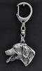 Dalmatian, Carriage Dog, Spotted Coach Dog - Silver-plated Key Ring with Dog, Handbag Decoration, Backpack Pendant by Art-Dog Brand