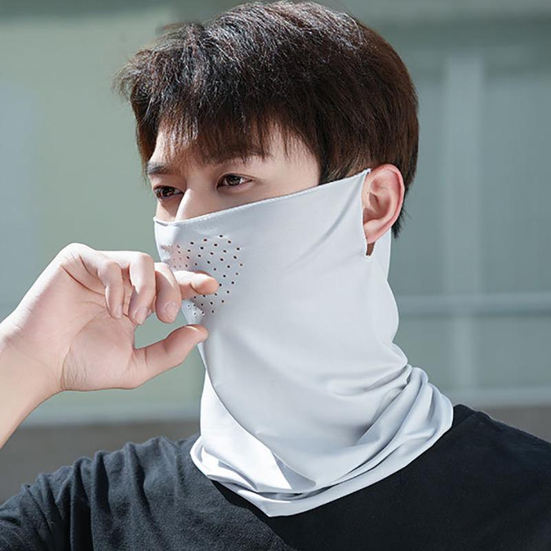UV-Schutz Outdoor-Halswickelabdeckung Sport-Halswickelabdeckung Sonnenschutz-Gesichtsschal Gesichtsabdeckung Eisseidenmaske Sonnenschutzmaske