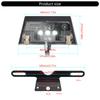 License Plate Lamp with  Bracket Motorcycle License Plate Tail Light Holder Motorcycle Accessories for Scooters & ATVs