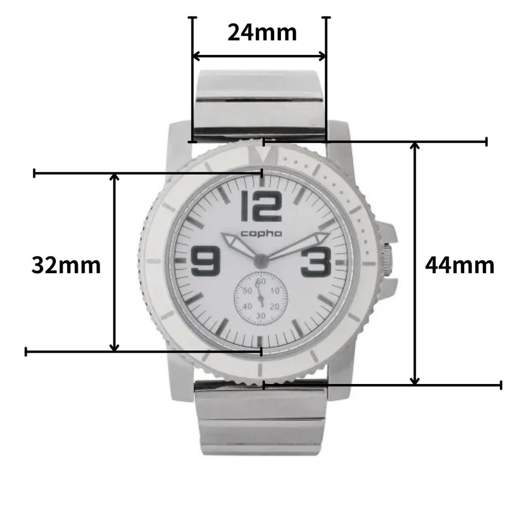 COPHA Military Scandinavian Small Analog Quartz Officially Rubber SV x BK Black Rubber Amazon Exclusive SUB2.0 Men's Watch, Diver's Design, Design,