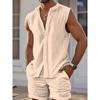 Top fără mâneci Pantaloni scurți Costum de plajă