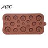 Chocolate Candy Making Tool Button Silicone Mold, Food Grade Non Stick Casting Easy Release Mold Tray, Flexible for DIY Baking And Crafting