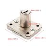 Universal Durable Nickelage Drawer Lock Furniture Accessories Cabinet Locks Wardrobe Locks