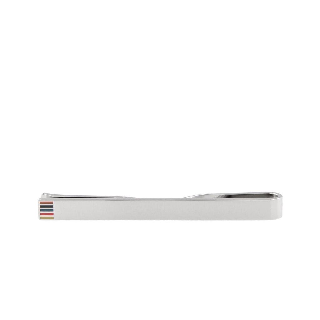 Paul Smith Reversible Tie Tie Authentic Gift Shop and Bonus 130903 250 Bar, Silver, Men's Clip, Box, Bag, Item,