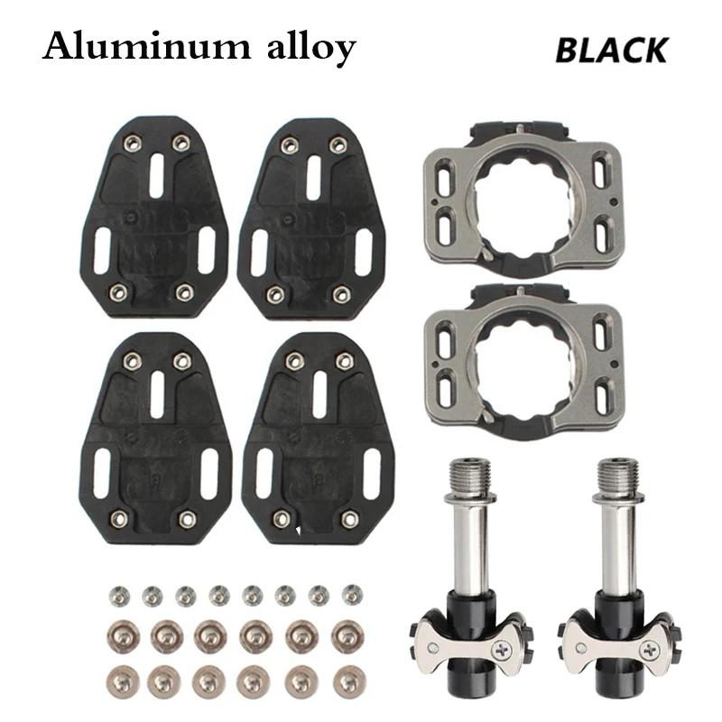 Titanium Alloy Bike Pedal Ultralight 3 Bearings Road Cycling Lock Pedals Wear-resistant Bicycle Self-locking Pedals Parts