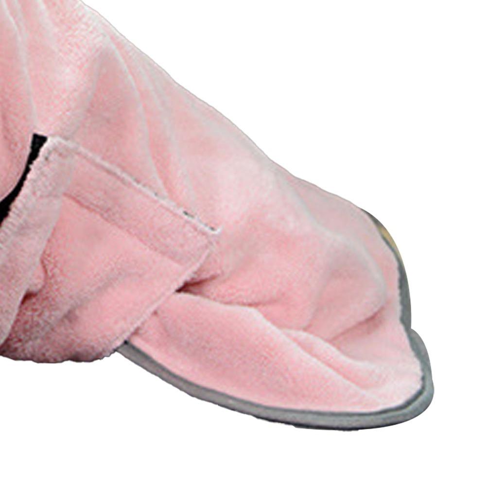 Large Size Cut Pet Bath Robe Microfiber Fabric Dog Drying Coat  Small Medium Pets