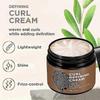 Leave-In Rizinusöl Lockencreme - Lockenverstärker & Frizz-Kontrolle Für Lockiges Haar, Definiert Locken Styling-CremeHydriert & Haarstyling