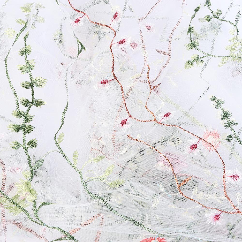 

Цветочная ткань Кружевная ткань Прозрачная ткань Белое кружево с принтом Декоративная одежда