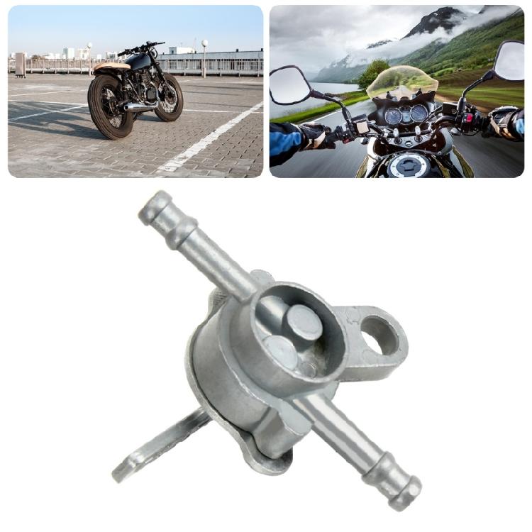 Motorcycle Inline Fuel Tanks Tap Valves On Offs Switch Metal Shut Valves Switch Inline Gas Fuel Petcock Shut Switch