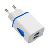 Dual Usb Wall Charger Portable LED EU Plug Home Phone Power Adapter