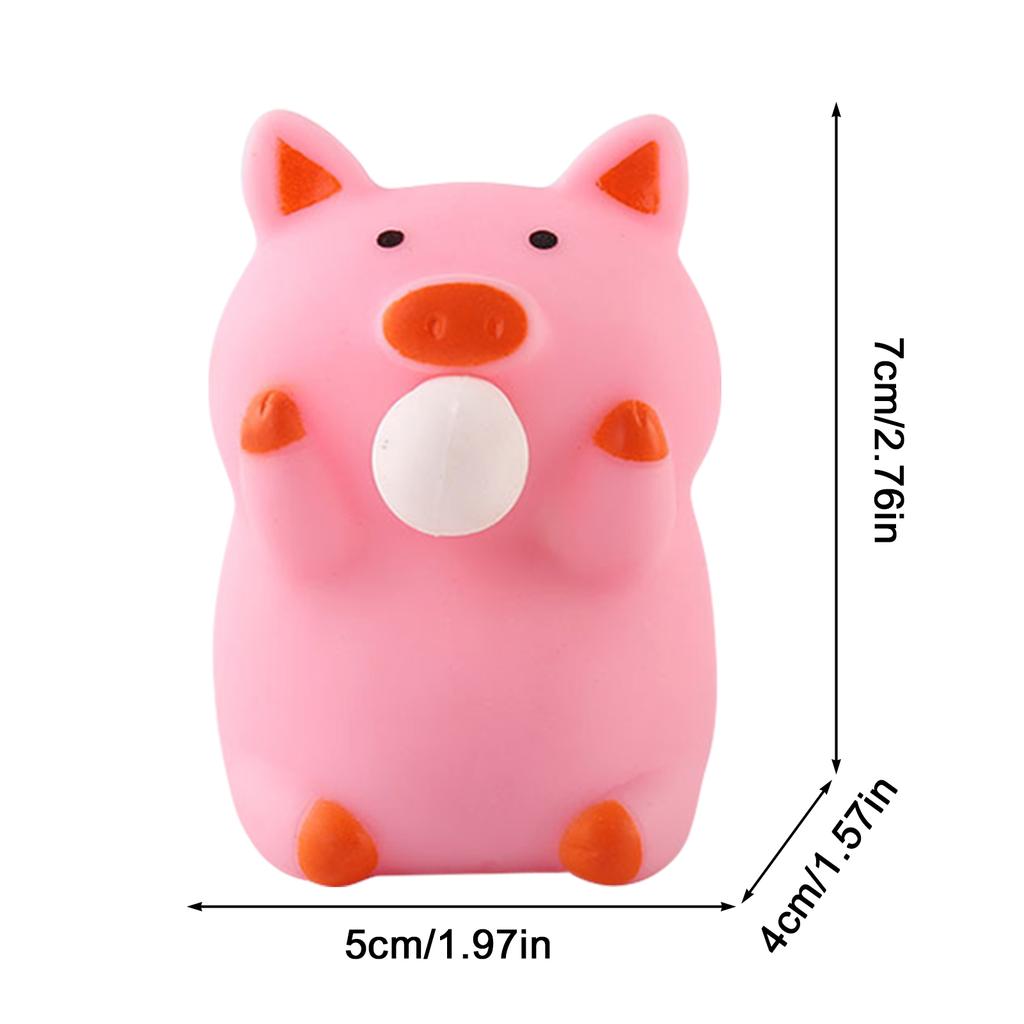 PVC Cute Capybara Pinch Toy Blowing Bubble Funny Relax Ball Sensory Fidget Toys Small Squeeze Ball Toys For Kids Boys Aldult