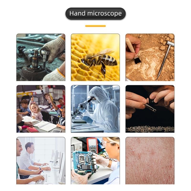 USB Electronic Eyepiece 0.5X/1X Microscope with 30 & 30.5mm Adapter for Biological Captures Hi-Res Images- 30FPS Video