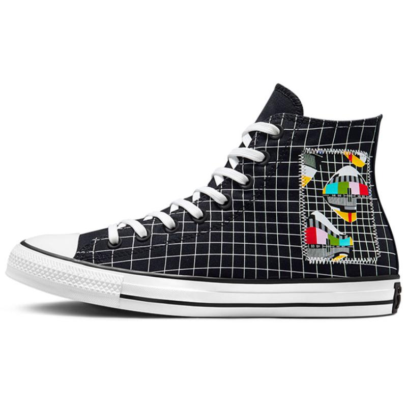 Converse Chuck Taylor All Star Comfortable and Versatile High-Top Espadrilles Unisex Black & White