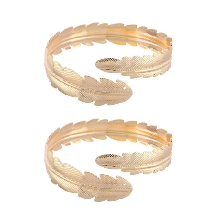 Baroque Arm Chain Delicate Coils Armlet Armband Open Bangle for Beach