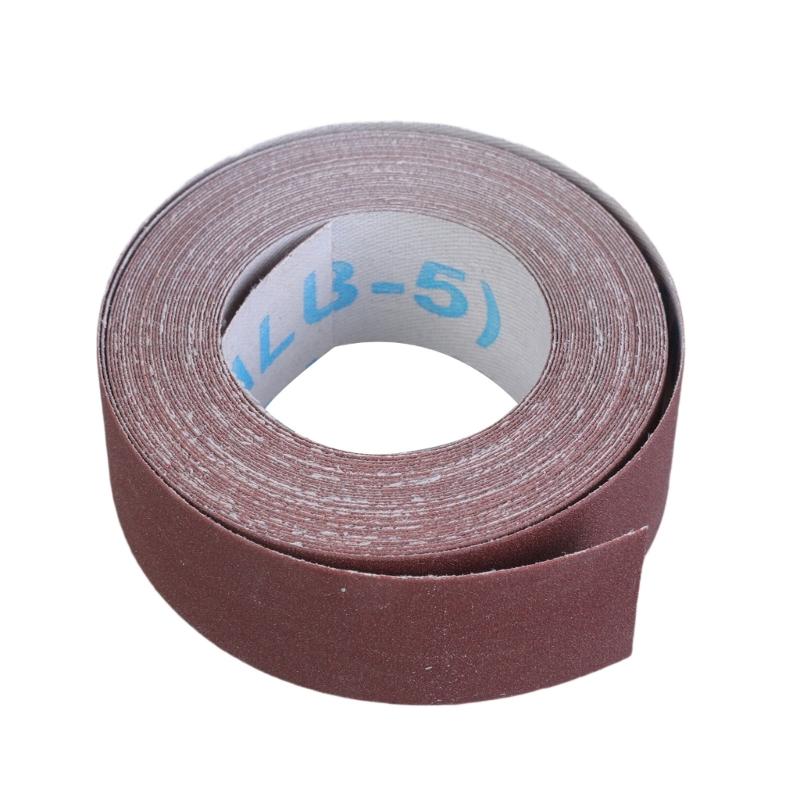 

Sandpaper Roll Abrasive Emery Cloth Roll Sand Paper Grit80/150/240/400/600 for Hand Sanders for Wood Metal Polishing