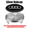 2026 4Pcs 60/63/68mm Car Wheel Center HubCap Rim Cover Auto Huncaps For 4YGYE C7 C6 C5 B5 B6 B7B8 Q5 Q7 TT A1 A3 A4 A5 RS3 Accessories