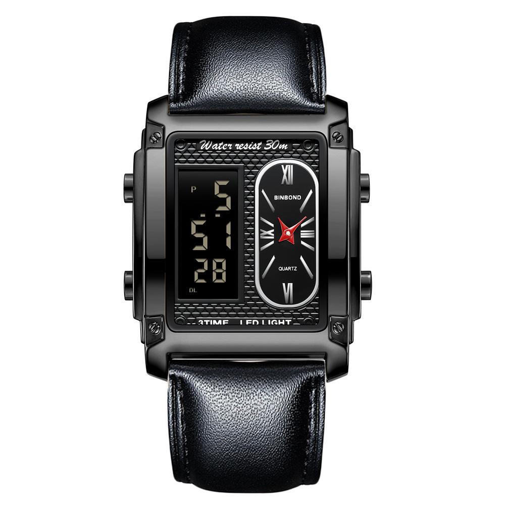 Men's Waterproof Luminous Running Alarm Clock Watch