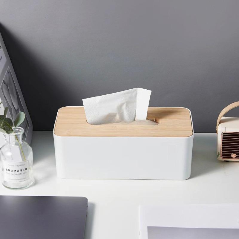 Simple Desktop Tissue Box, Home Restaurant Coffee Table, Remote Control, Separated Tissue Box