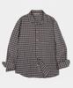 LETTERCOMO Sati Ray Gingham Check Shirt Brown
