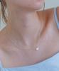 Pearly More Pastel Blue Beaded Chain Necklace_Pm25N021Hs