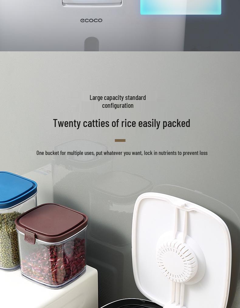 20 Jin Insect-Proof Airtight Rice and Flour Storage Container