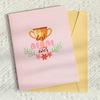 Mother's Day Greeting Card Handmade Paper Carving Mother's Day Card For Mom Grandma Birthdays Festival Celebration
