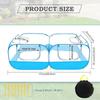 Animal Enclosure Detachable Base Reversible Sun Protection Indoor Kitten Enclosure For Travel Outdoor Animal Cat Ground Lawn