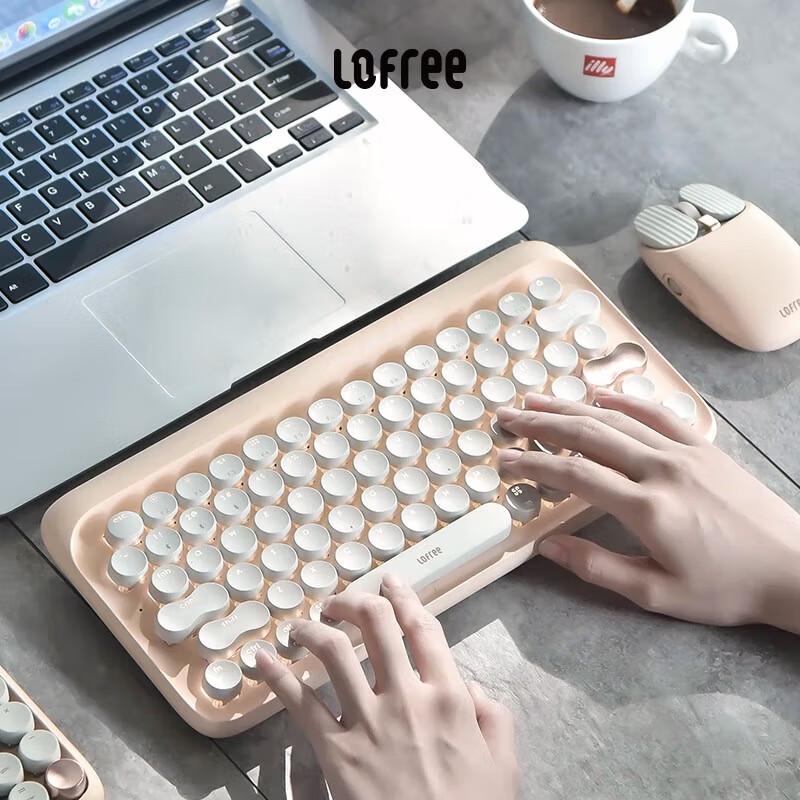 Lofree EH112S Round Dot Bluetooth Mechanical Keyboard