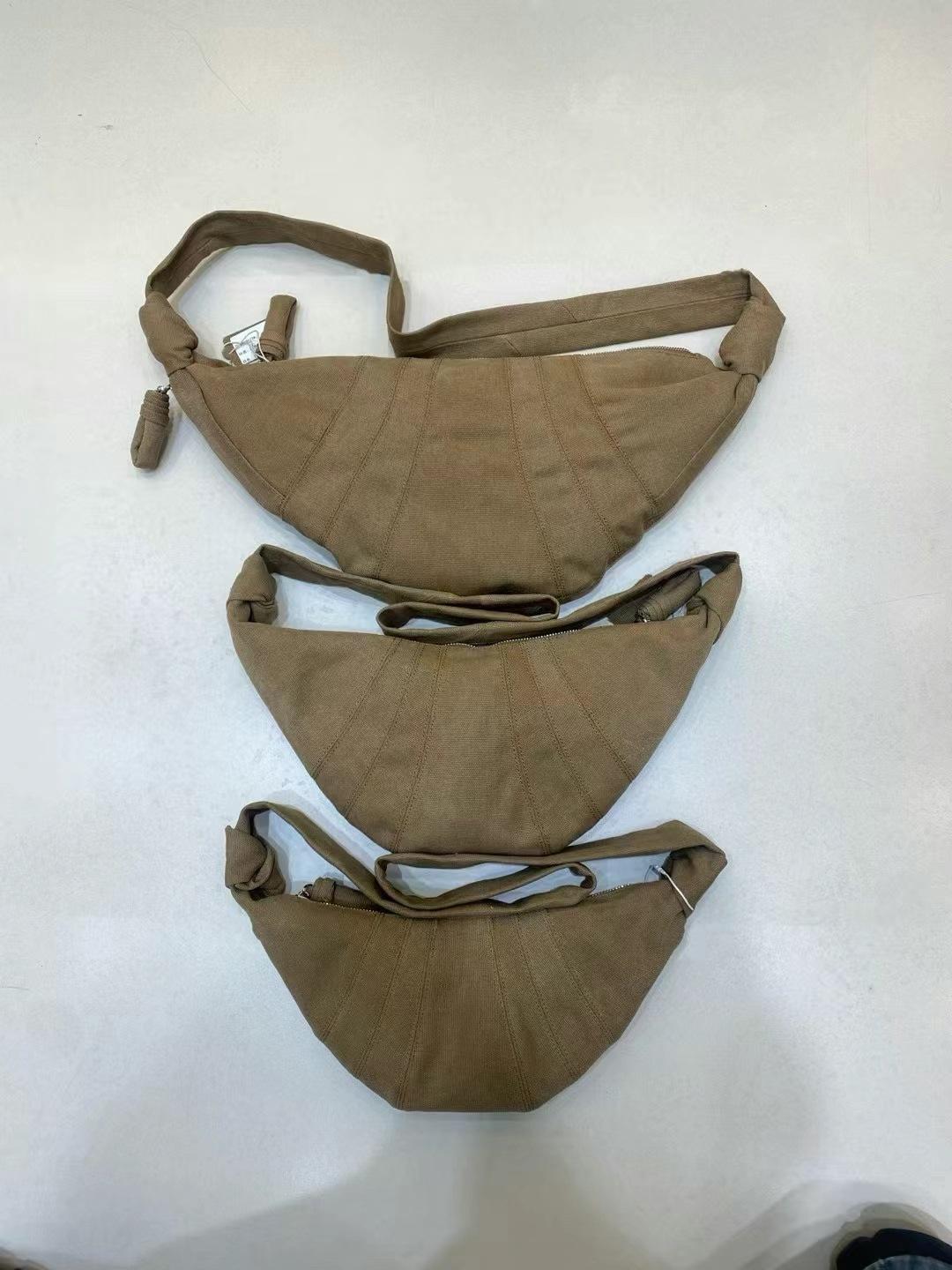 

Women S Bag Canvas Croissant Bag 25Ss Spring And Summer Crossbody Dumpling Bag [No Standard High-Quality Goods] Dumpling Modeling Bag High Quality Small size 33*2*16 cm