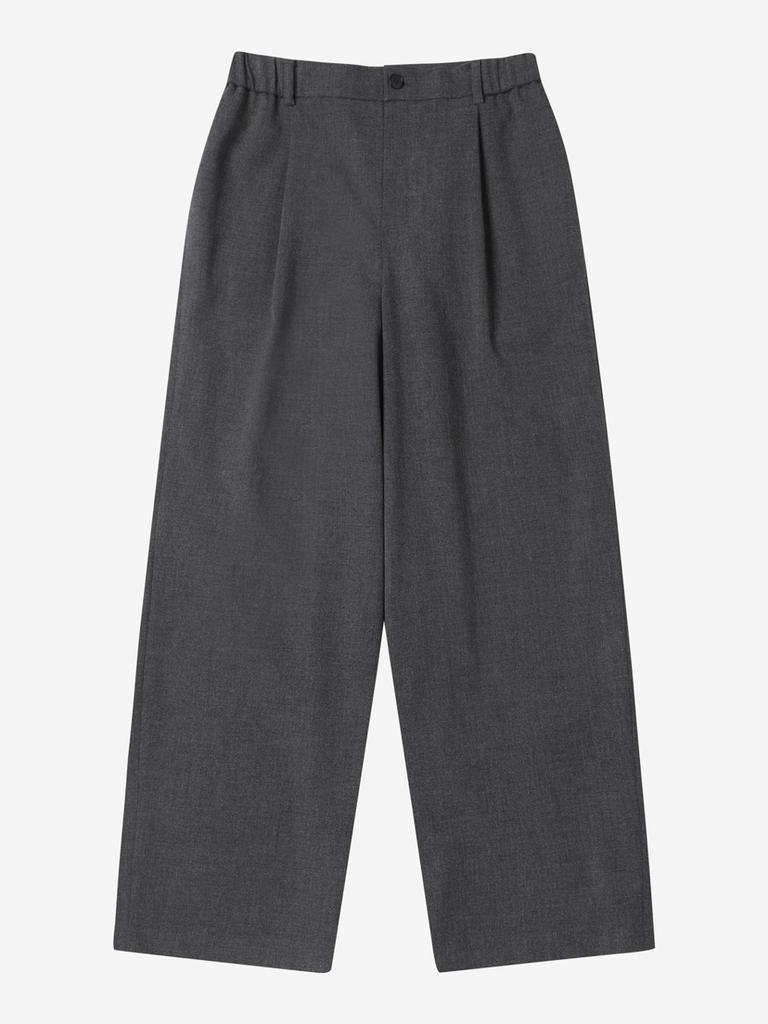 LUVM Basic Wool Pants For Men_Charcoal Gray