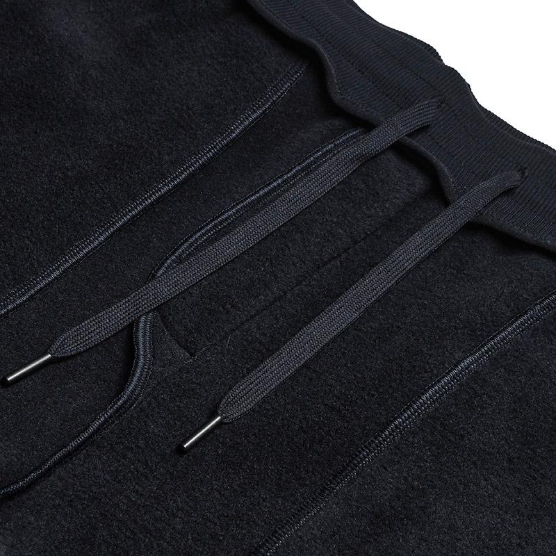 FILA Heritage Fleece Lined Classic Logo Comfortable Casual Versatile Cuffed Knit Sports Pants Men bottoms Legendary-Blue F11M548608FNV