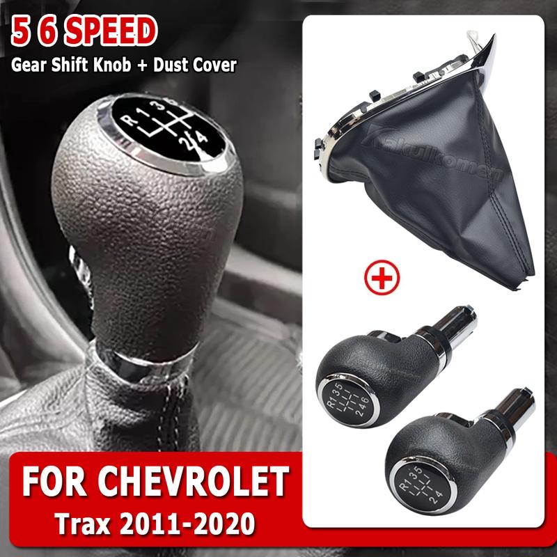 Manual Transmission 5/6 Speed Gear Shift Knob Lever Boot For Chevrolet Trax 2011 2012 2013 2014 2015 2016 2017 2018 2019 2020
