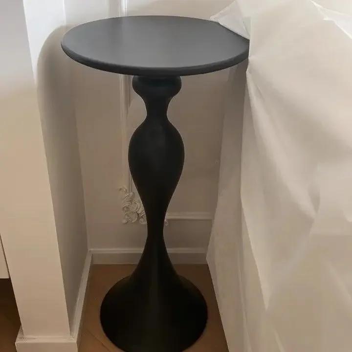 Nordischer Tisch Runder Couchtisch Wohnzimmer Luxuriöser Couchtisch Dekorationszubehör Edelstahl Heimmöbel Design