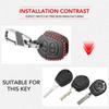 Genuine Leather Smart Key Case For VW Polo Golf Passat Bora Sharan Skoda Octavia Fabia Seat Corboda Leon Ibiza Holder