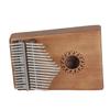 Cute Mahogany 17 Key Mini Kalimba Wood Material Thumb Piano Gift Keyboard Instrument Finger Piano Best for Kid, Beginner