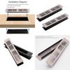 2Pcs Furniture Cabinet Ventilation Decorative Cover Double Layer Air Vent Ventilation Grille Wardrobes Fitting Enduring