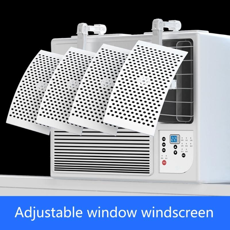 Verstellbare Klimaanlagen-Baffles Einfache Montage Windabweiser für Fenster-Klimaanlagen für Babyzimmer