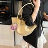 Fashion Portable Large-capacity Tote Bag Women's New Versatile Solid Color Shoulder Bag