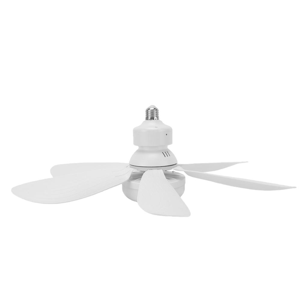 E27 Ceiling Fan Light 3 Wind Speed Dimmable LED Ceiling Fan with Remote Control for Bedroom Kitchen Dining Room