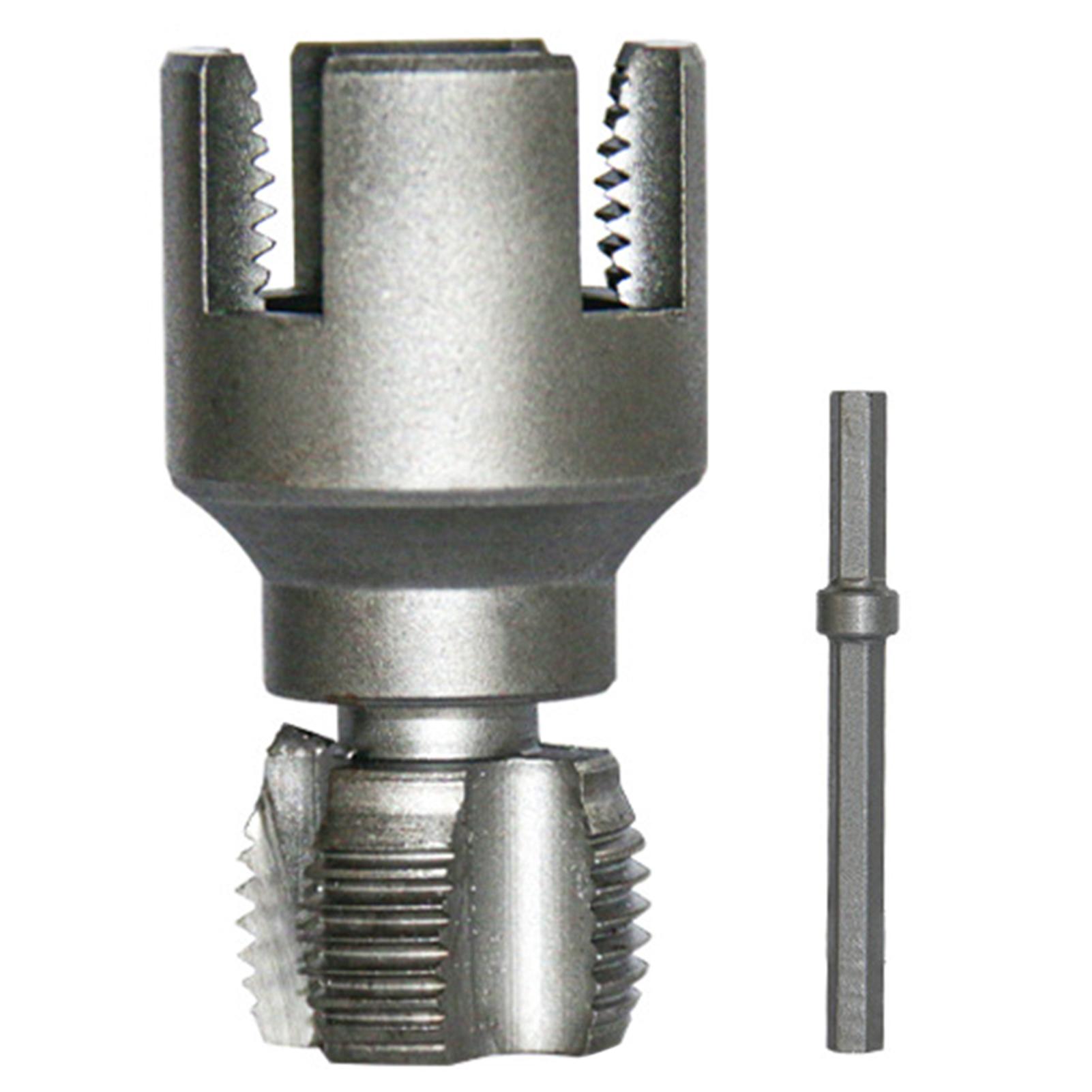 

Electric Drill Compatible PVC Pipe Threader Kit 1/2 3/4 Internal External Rethreading Maker For Water Pipes