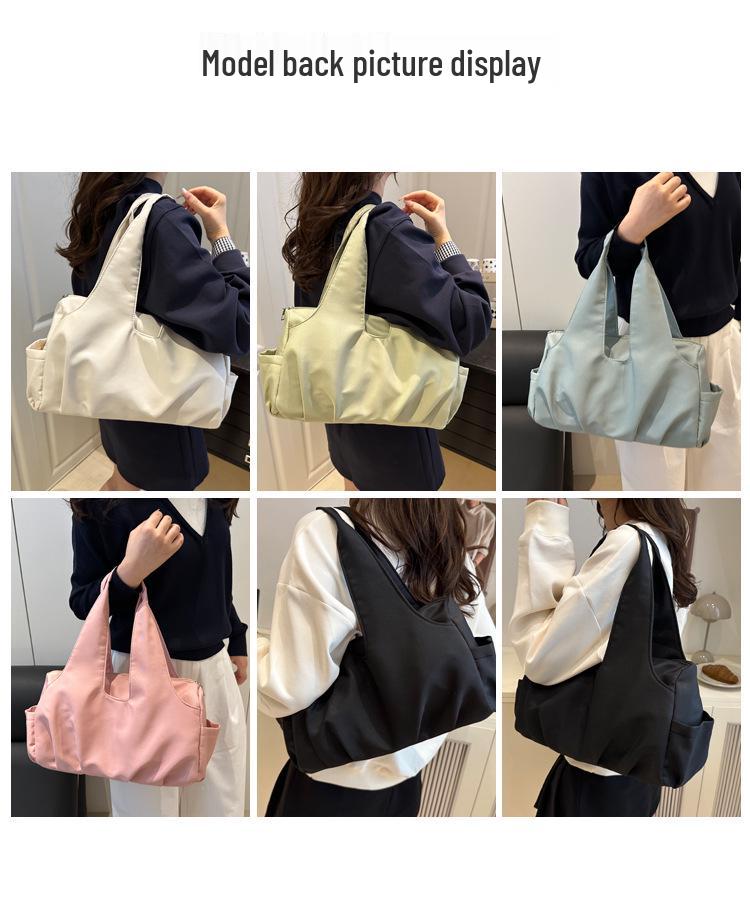 Japanese Minimalist Large-Capacity Lightweight Women's Shoulder Tote Bag