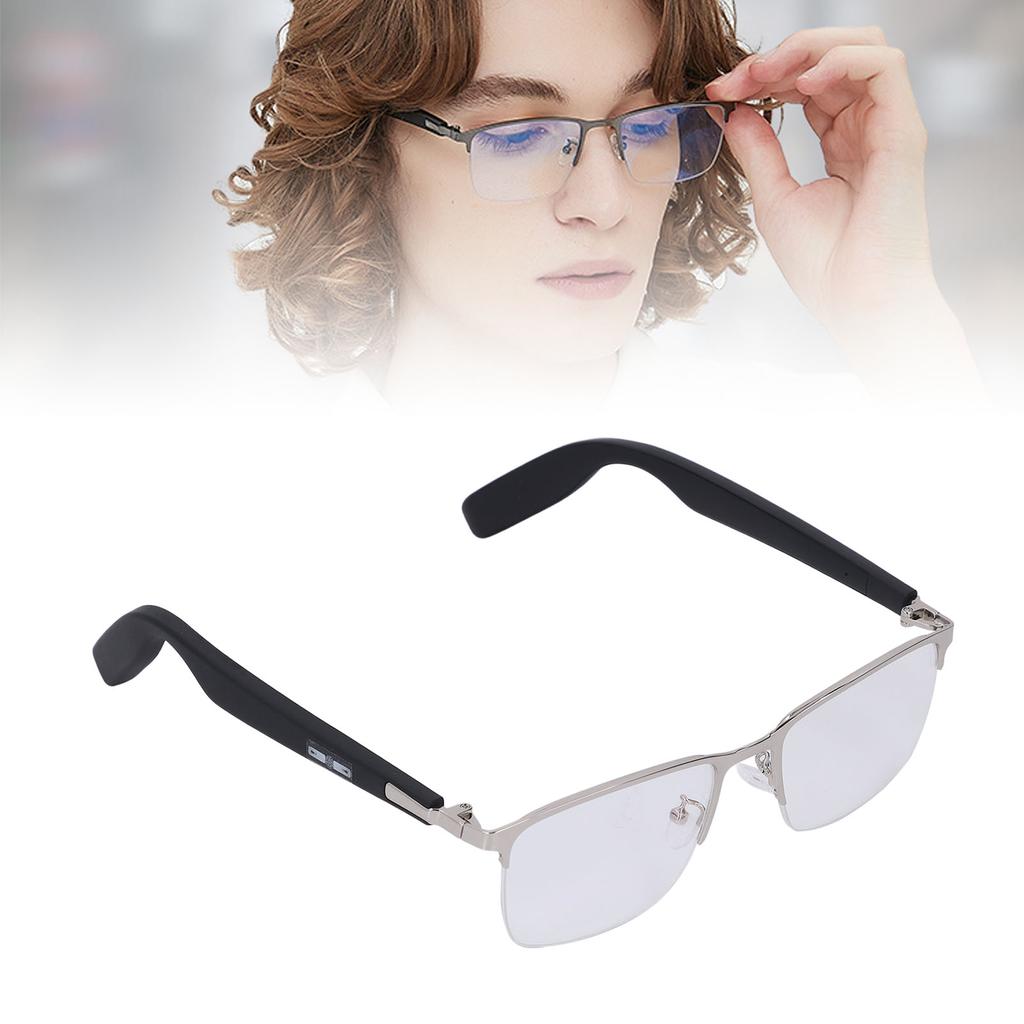 Smart Glasses for Women Men Bluetooth 5.4 Built In Microphones Speakers Blue Light Filter Polarized 