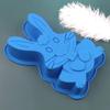 Reusable Easter Themed Baking Mold Food Grade Silicone Rabbit Shape For Candy Jelly Dessert Creations