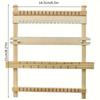 Durable Wooden Wooden Weaving Loom Detachable Mini Hand-Knitting Machine Lightweight Yarn Knitting Tools Desktop Craft