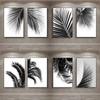 Abstract Black And White Plant Leaves Prints Posters Canvas Paintings Hd Modern Wall Art Pictures Living Room Bedroom Home Decor