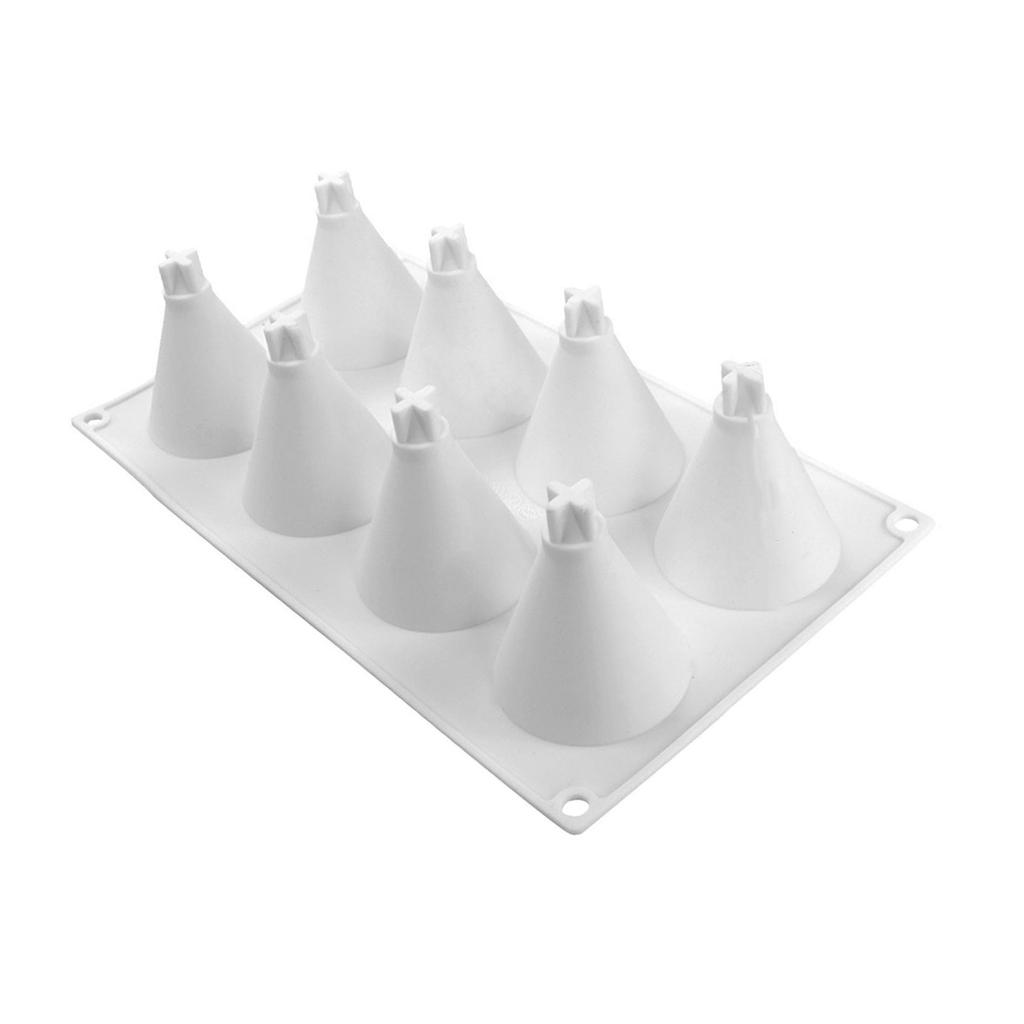 Silikonové formy ve tvaru kužele Fondant Mousse Formy na dort Výroba pečiva Formy na čokoládu Nástroj na pečení a zdobení Nepřilnavý
