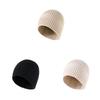 Einfarbige Strickmütze Für Männer Frauen Winter Outdoor Warm Plüsch Beanie Für Lässigen Stil