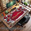 Christmas Custom Name Printed Mouse Pad Non Slip Desk Mat For Office Gaming Home Use Holiday Gift